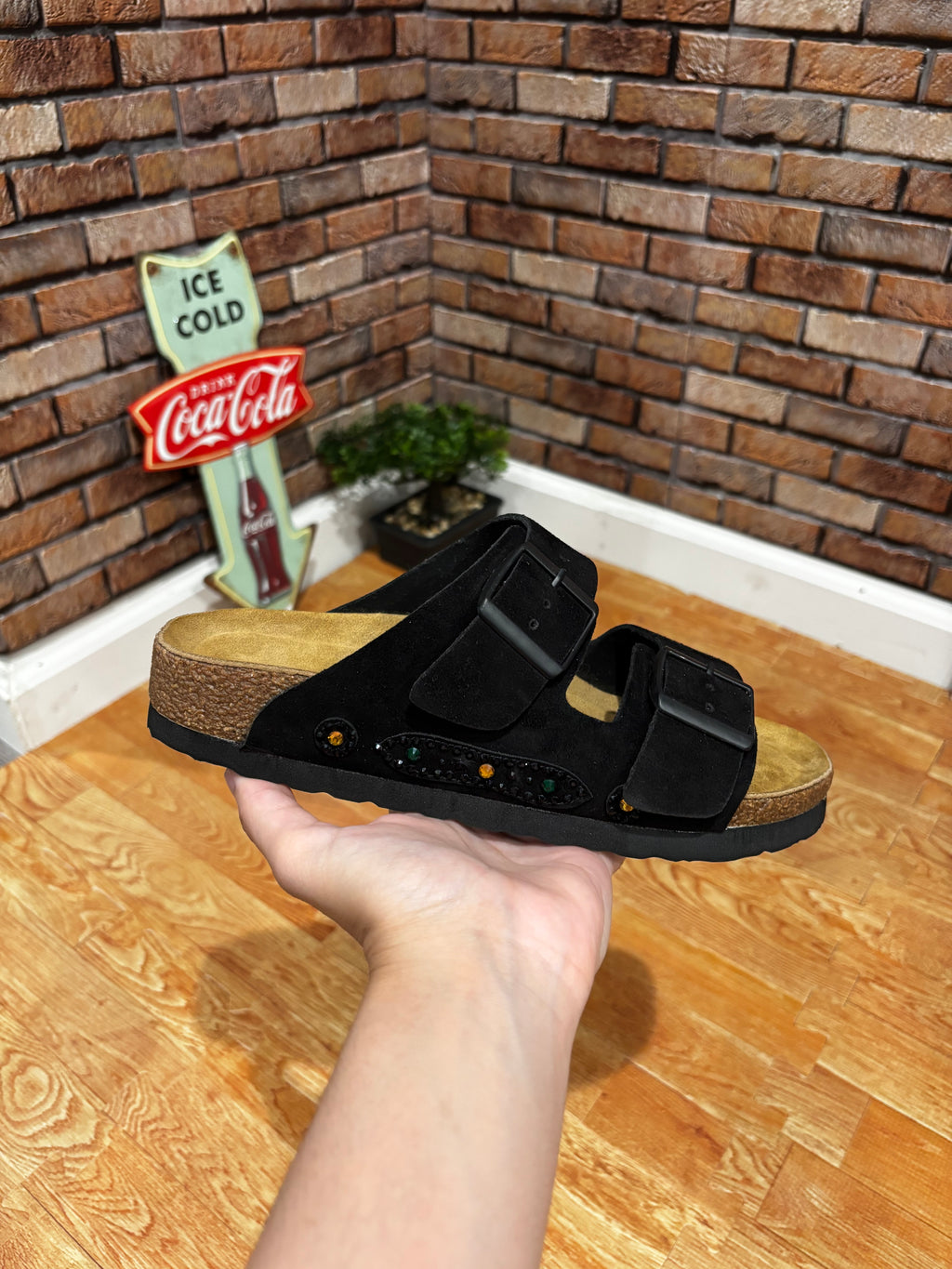 Onyx Black Crystal Straps